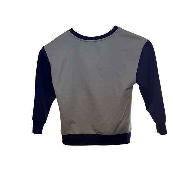 Bluey Toddler Boy's Green & Navy Long Sleeve Graphic Sweatshirt 5T Cartoon Dog - Picture 3 of 5